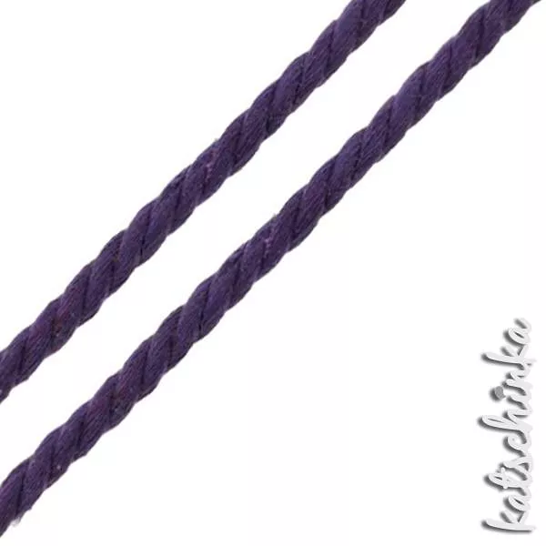Gedrehte #Kordel rund 10 mm violett